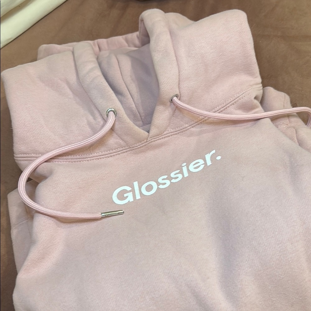 Glossier Pink Hoodie
